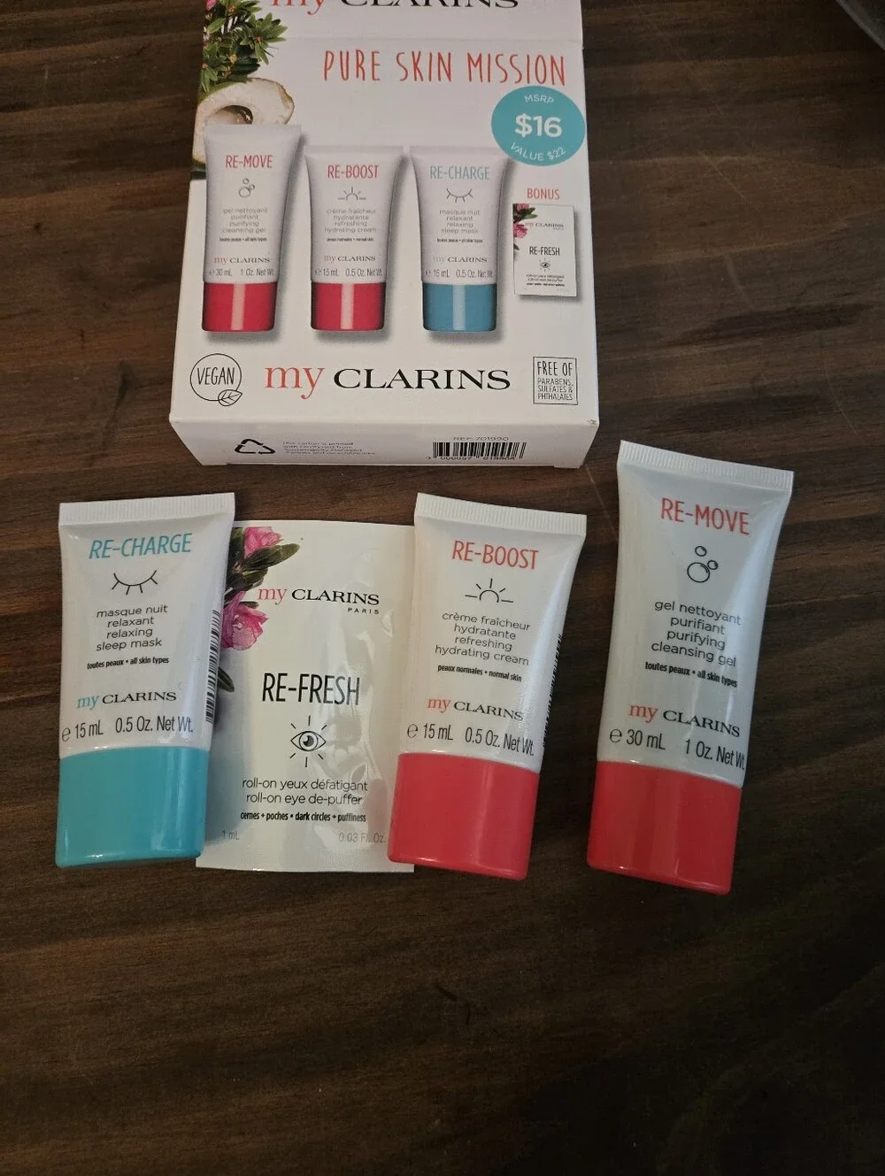 Clarins Pure Skin Mission Set